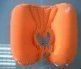 pvc flocked car & airplane travel treasure inflatable neck pillow for hot gifts