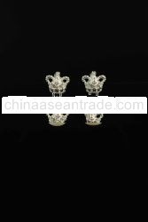 925 Sterling Silver Jewelry Crown Earrings