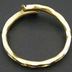 brass bangle cuff Y.317b