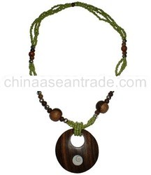 Wooden Beaded Necklace
