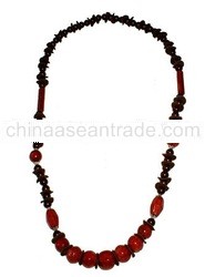 Wooden Beaded Necklace