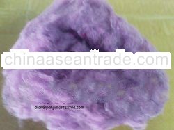 T/C colored recycled fiber