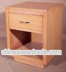 Modern One Drawer Solid Wood Barberry Hotel Nightstand