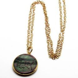 brass shell necklaces (bjns-026)