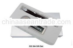 Christmas_New Year Business Gift Set_Metal Pen & Keychain