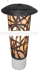 LAMP STAND copper and brass