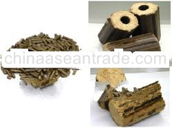 Wood pellets/Briquettes (RUBBER TREE+ACASIA)