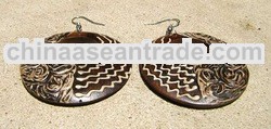 Funky Brown Earrings