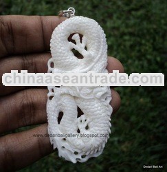 Dragons Ox Bone Pendant