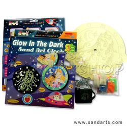 Sand Art Clock Kit - Glow-in-the-Dark