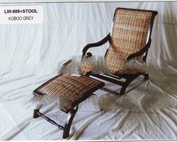 LW-005 Kolonial Chair w/rattan koboo flat
