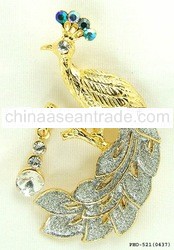Bird Pin Brooch Austrian Crystal