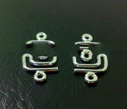 CNFMN15 - Sterling Silver Spiral Square Link 25mm