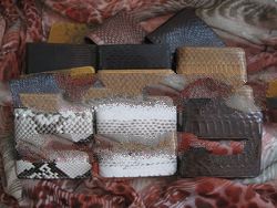 Real Genuine Handmade Snake Skin Leather Men wallet