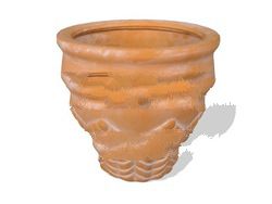 Indoor ceramic terracotta planter