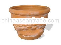 Indoor ceramic terracotta planter