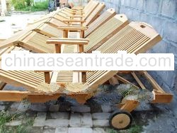 Fine Quality of Teak Sun Lounger Factory