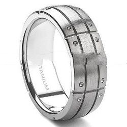 9mm Men's Band Ring