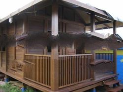 wooden house