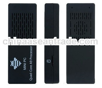 quad-core dual core cortex A9 android TV box mk908 with RK3188 chip 1.6GHz