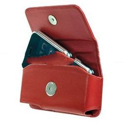 Noble Horizontal Case with belt clip (Red)