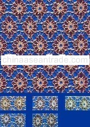 Rigid All-Over Raschell Lace 0104 Twotone Gold