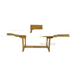 TEAK FURNITURE OF RECTANGULER EXTENDING TABLE
