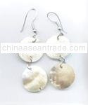 Double Round Shell Earring