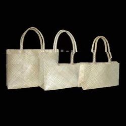 Set 3 Pandanus Rectangular Bag In Natural Color