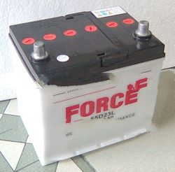 55D23L/R Dry Charged Automotive Car Battery 12V