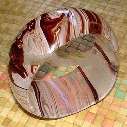 Choco melted resin bangles