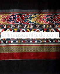  Silk Scarf / Shawl - Bland and Red