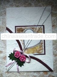 handmade wedding card