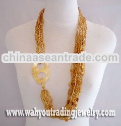 glass beads necklace