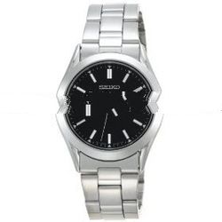 SGF719 Men's Dress Silver-Tone Watch