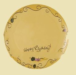 Happy Birthday 'Writable' Plate