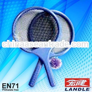racket factory wooden beach racket with soft handle