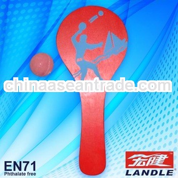 racket factory wooden children beach toy beach paddle