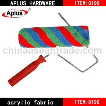 rainbow acrylic paint roller chrome-coated