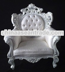 French European Sofa - Wooden Livingroom Chairs Furniture