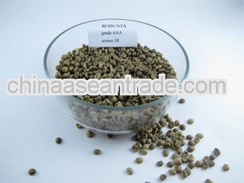 raw green coffee beans