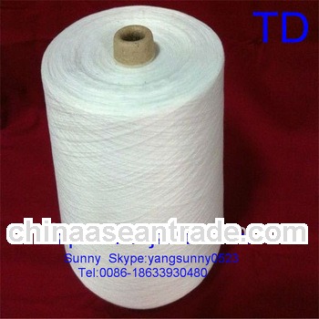 raw white 62s virgin polyester yarn
