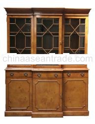 Mytrle Burl 3 door bookcase