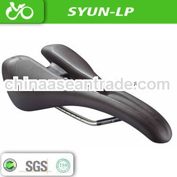 red and black bike saddle with super light titanium alloy