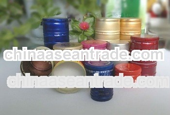 red, blue, black, green, golden, silvery ROPP anti-false bottle caps for wine, medicine etc.