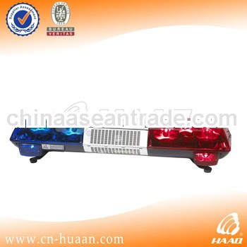 red blue police Halogen bar warning light