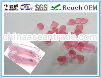 red clear pvc compounds for shoes PVC compounds with pineapple flavor for shoes