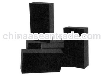 refractory MgO-C brick fire