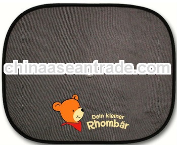 retractable polyester mesh side car sun shade