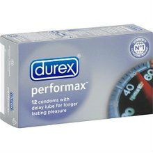 Durex Performax Delay Lube for Longer Lasting Pleasure Condoms- 12 CT